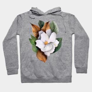 Magnolia with leaves Hoodie